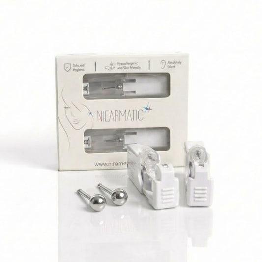 Niearmatic Tek Kullanımlık Kulak Delme Kiti - Shape Ball Küpe