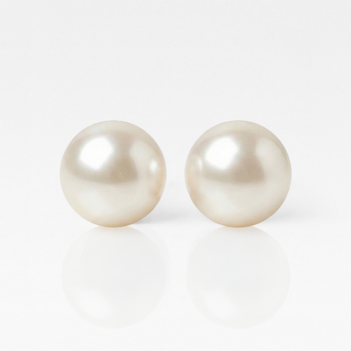 Surgical Steel Ear Piercing Studs - Pearl Hypoallergenic (Pair)